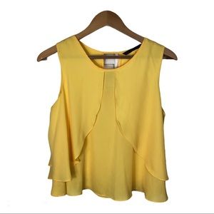 Zara Basic Yellow Tank Top‎  Size M